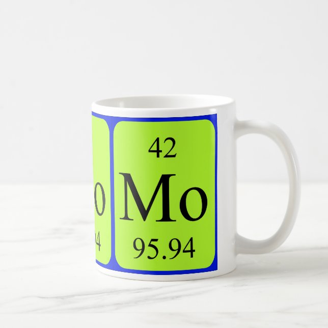 Taza del elemento 42 - molibdeno (Derecha)