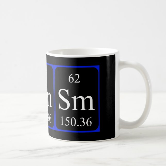 Taza del elemento 62 - samario (Derecha)