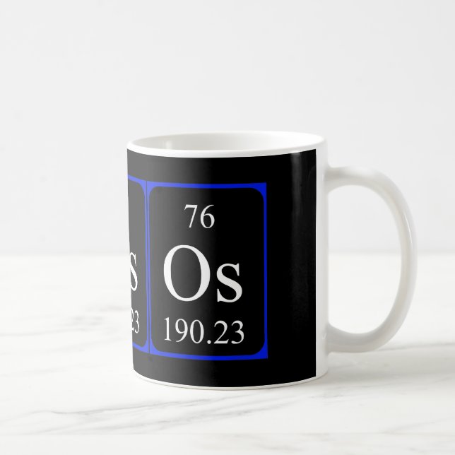 Taza del elemento 76 - osmio (Derecha)