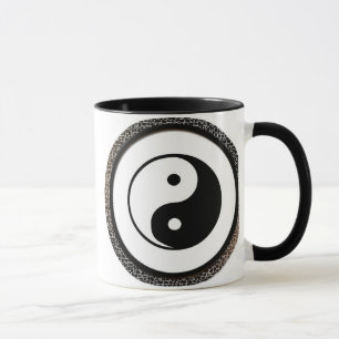 Taza del emblema de Yin Yang