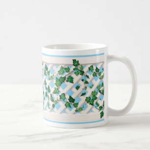 taza del enrejado de la hiedra