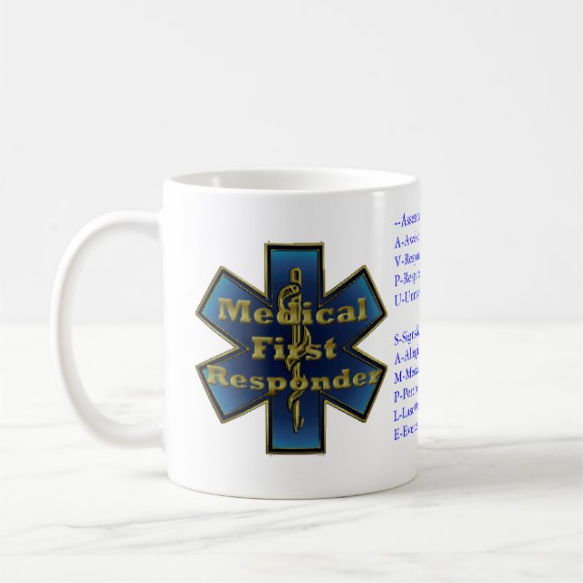 Taza del entrenamiento del primer respondedor (Izquierda)