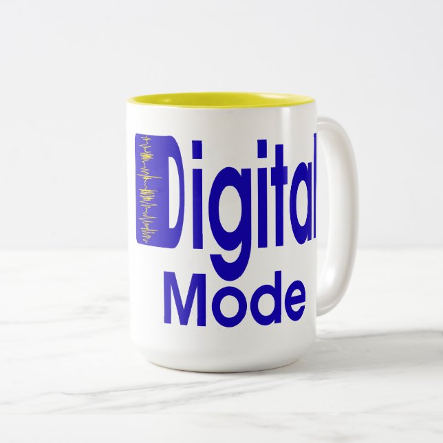 Taza del equipo de radio-aficionado del modo de (Anverso derecho)