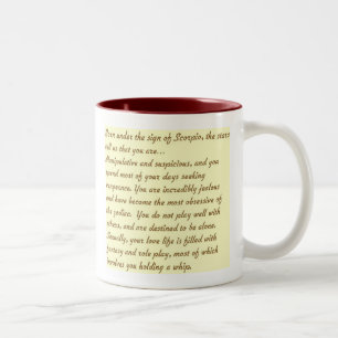 Taza del escorpión