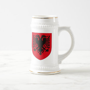 Taza del escudo de armas de Albania