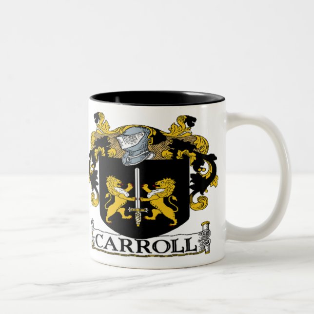 Taza del escudo de armas de Carroll (Derecha)