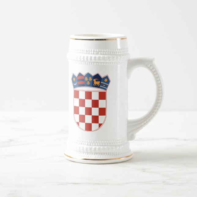 Taza del escudo de armas de Croacia (Derecha)