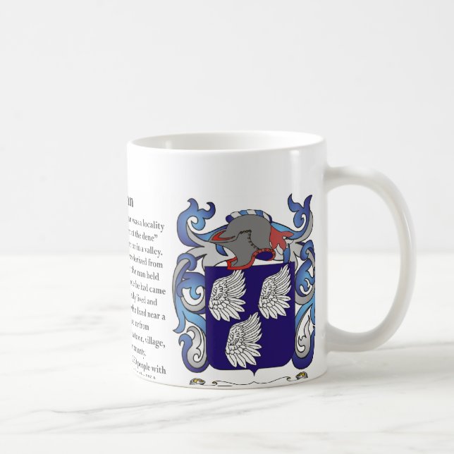 Taza del escudo de armas de decano Family (Derecha)