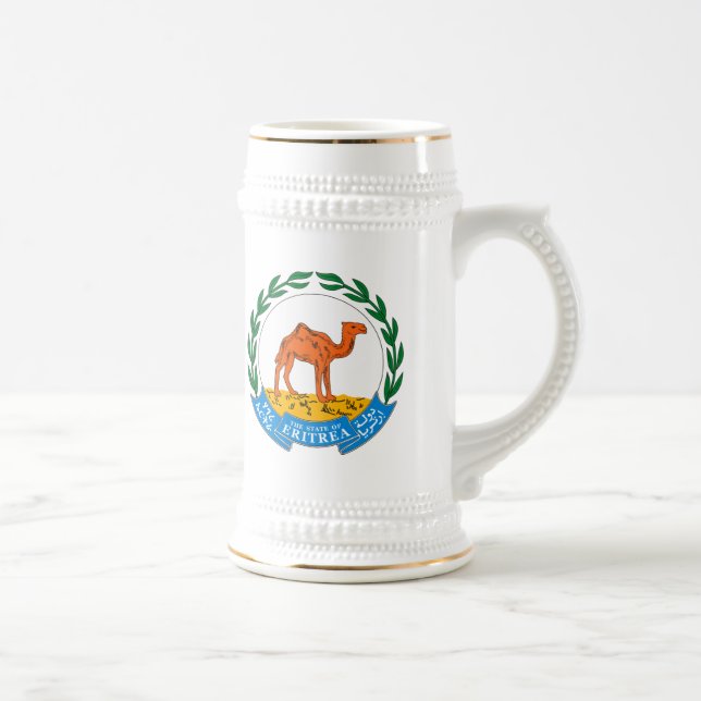 Taza del escudo de armas de Eritrea (Derecha)