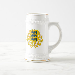 Taza del escudo de armas de Estonia