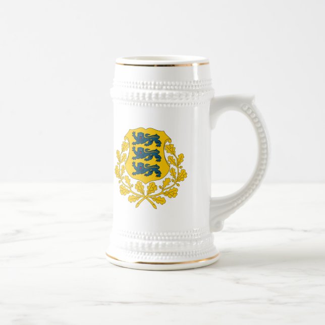 Taza del escudo de armas de Estonia (Derecha)