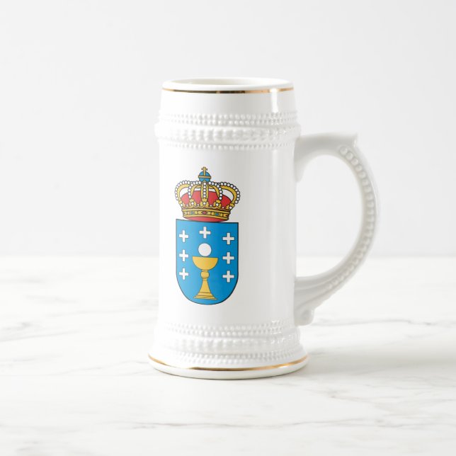 Taza del escudo de armas de Galicia (Derecha)