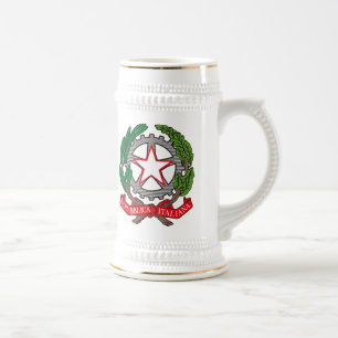 Taza del escudo de armas de Italia