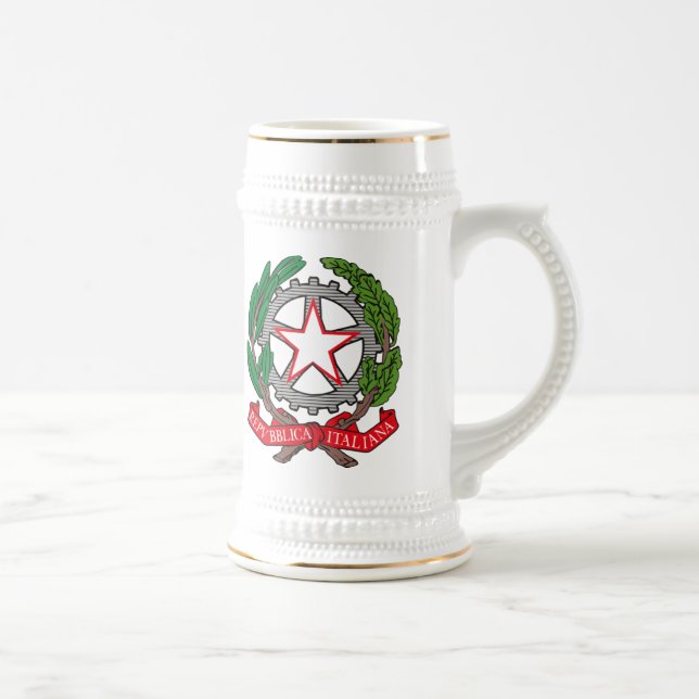 Taza del escudo de armas de Italia (Derecha)