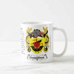 Taza del escudo de armas de la familia de