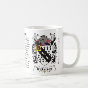 Taza del escudo de armas de la familia de