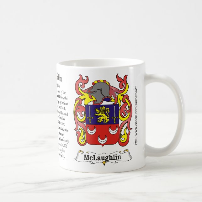 Taza del escudo de armas de la familia de (Derecha)
