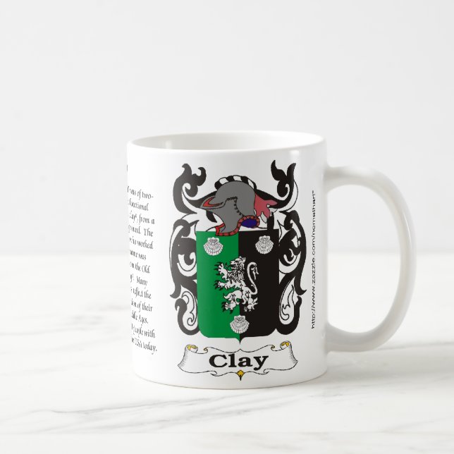 Taza del escudo de armas de la familia de la (Derecha)