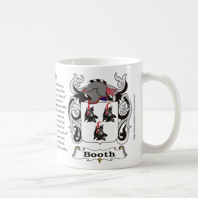Taza del escudo de armas de la familia de la (Derecha)