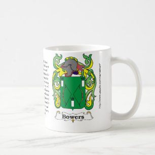 Taza del escudo de armas de la familia de las
