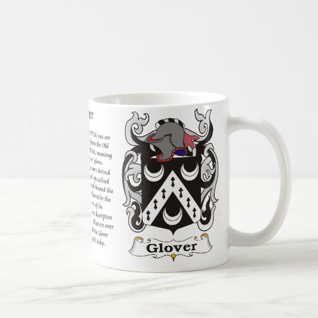 Taza del escudo de armas de la familia del (Derecha)