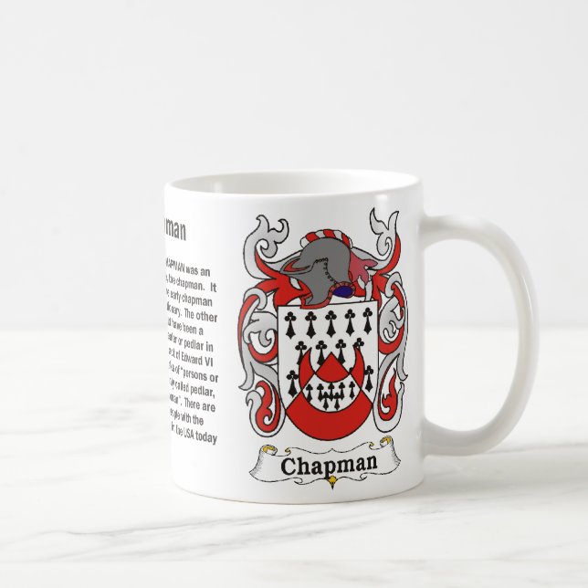 Taza del escudo de armas de la familia del (Derecha)