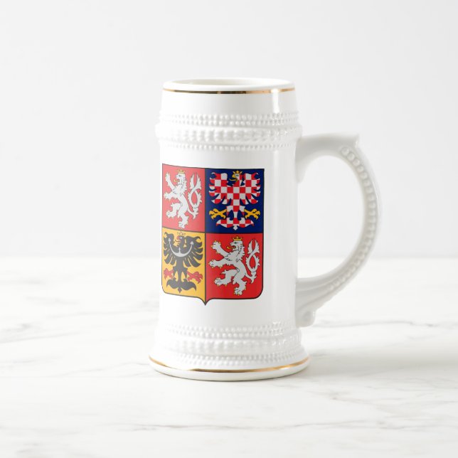 Taza del escudo de armas de la República Checa (Derecha)