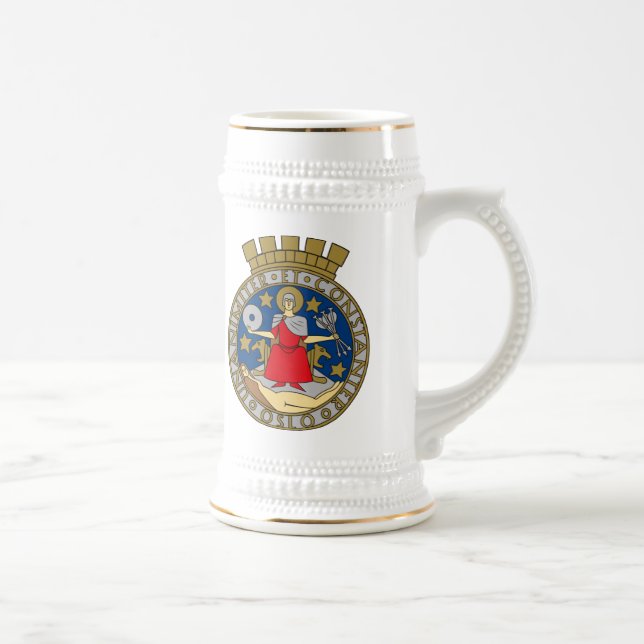 Taza del escudo de armas de Oslo (Derecha)
