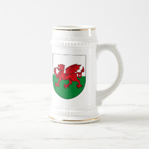 Taza del escudo de armas de País de Gales