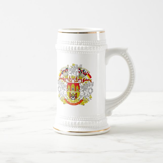 Taza del escudo de armas de Praga (Derecha)