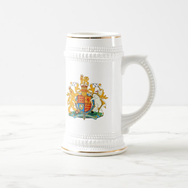 Taza del escudo de armas de Reino Unido (Derecha)