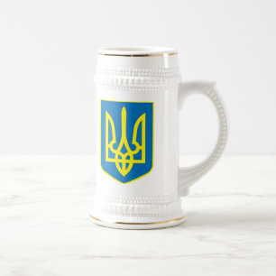 Taza del escudo de armas de Ucrania