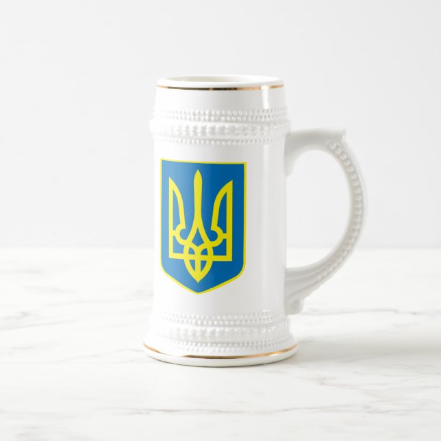 Taza del escudo de armas de Ucrania (Derecha)