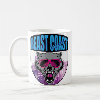 Taza del escudo de la costa de la bestia