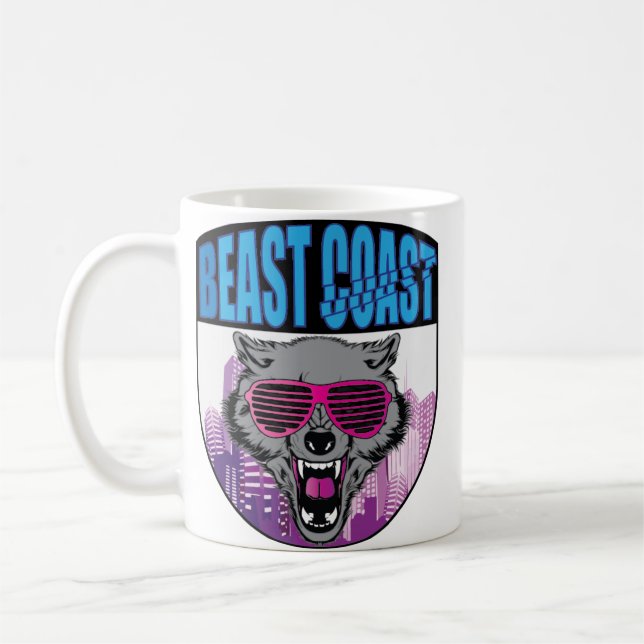 Taza del escudo de la costa de la bestia (Izquierda)