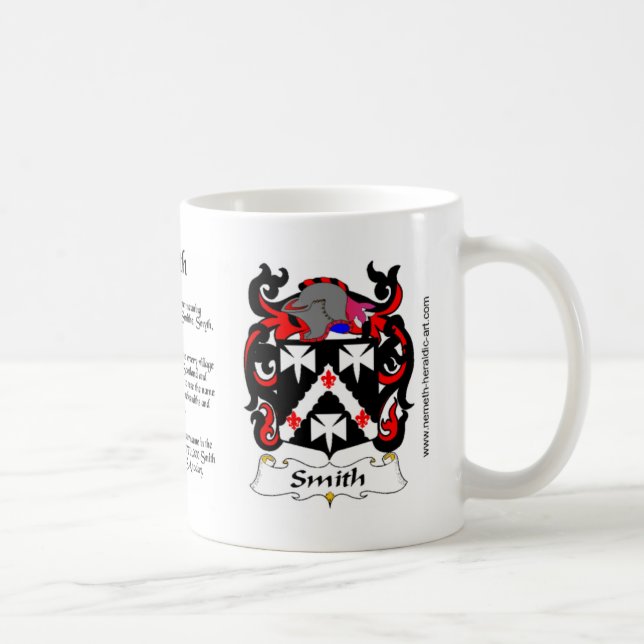 Taza del escudo de la familia de Smith (Derecha)