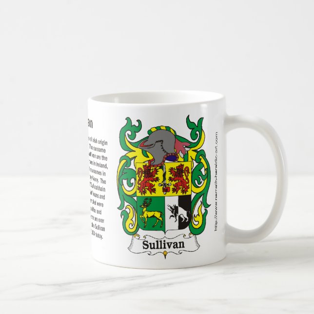 Taza del escudo de la familia de Sullivan (Derecha)