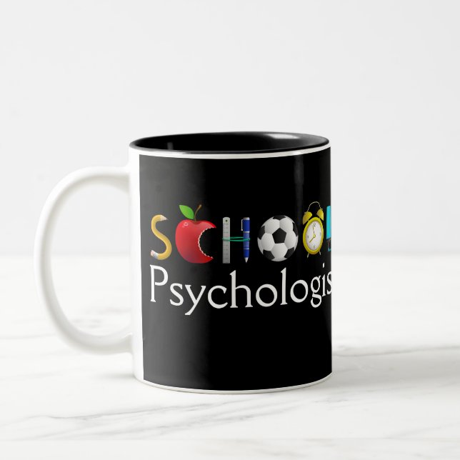 Taza del Escuela-Deslumbramiento del psicólogo de (Izquierda)
