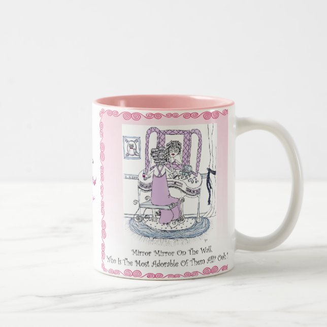 TAZA del espejo del espejo (Derecha)