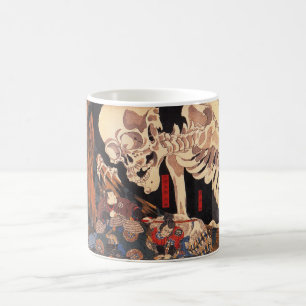 Taza del esqueleto de Kuniyoshi