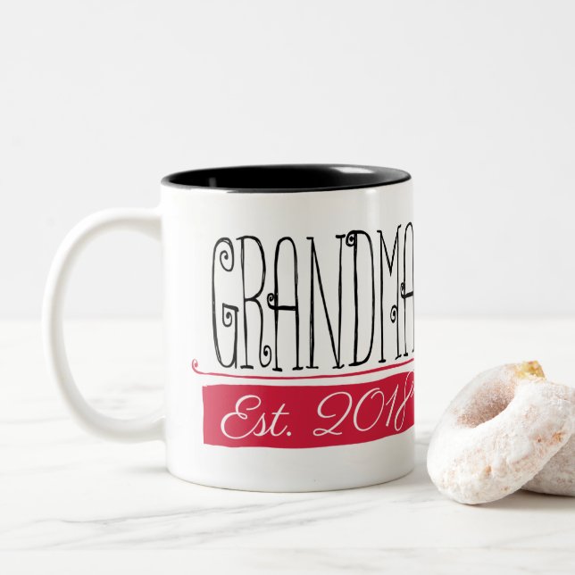 Taza del Est 2018 de la abuela (Con donut)
