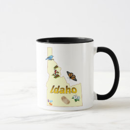 Taza del estado Info de Idaho