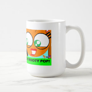 taza del estallido del botín del orangey y del