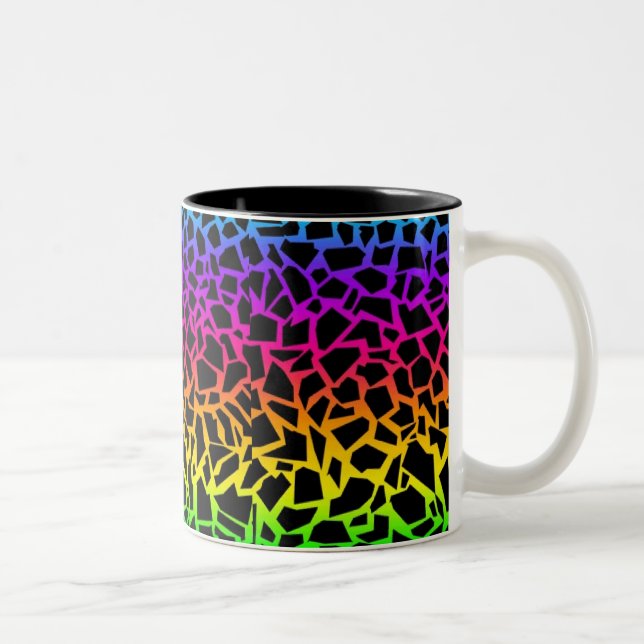 Taza del estampado de animales del arco iris (Derecha)