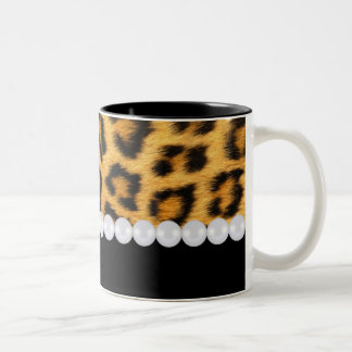 Taza del estampado leopardo