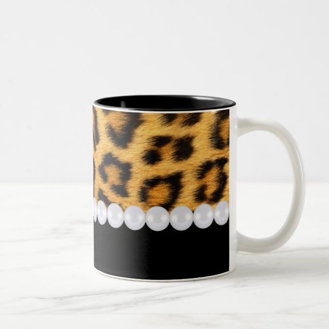 Taza del estampado leopardo (Derecha)