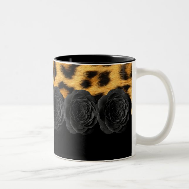 Taza del estampado leopardo (Derecha)