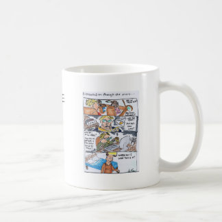 Taza del existencialismo del Pitchfork de Juan