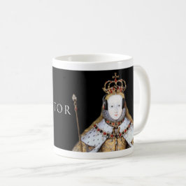 Taza del factor de Elizabeth I Rex