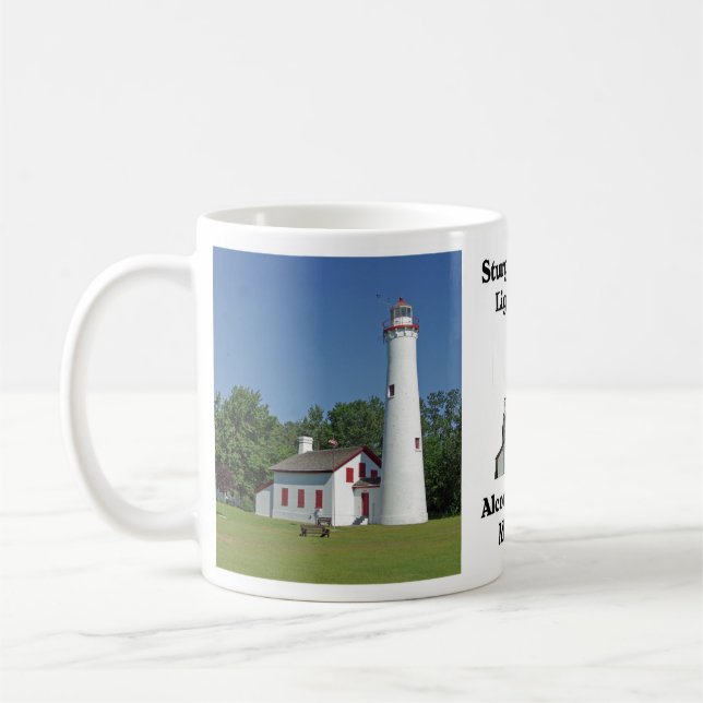 Taza del faro del punto del esturión (Izquierda)